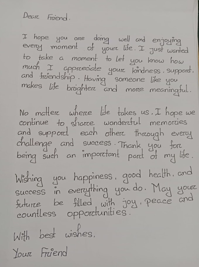 write anything with my beautiful handwriting