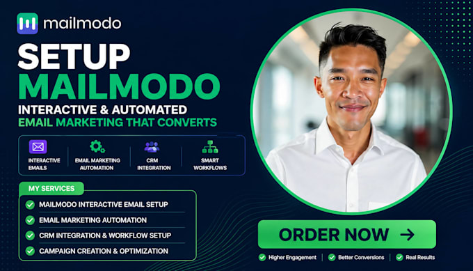 setup mailmodo interactive amp email marketing automation crm workflow campaign
