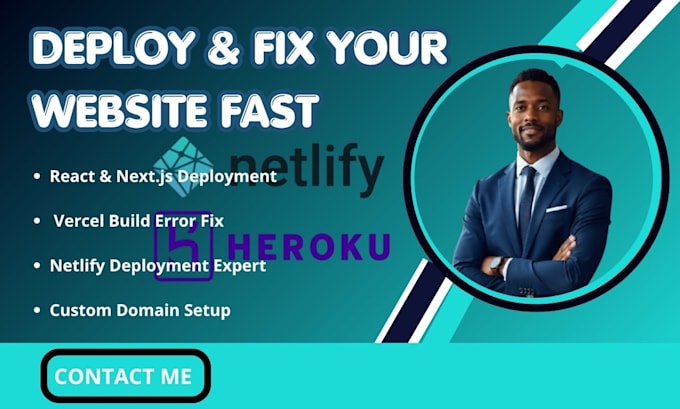 deploy html react nextjs website on netlify vercel heroku render hostinger vps