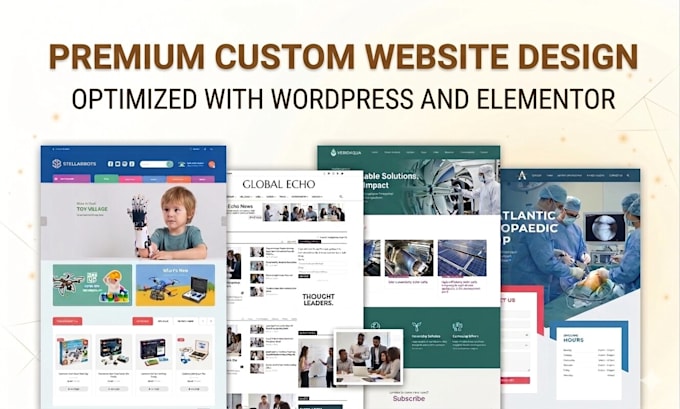 design, redesign your wordpress website using elementor pro