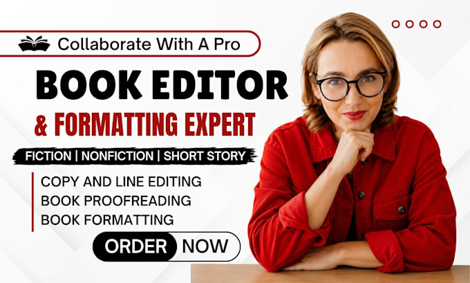 proofread, format manuscript, ebook, book editing and formatting for publishing