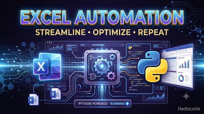 write a custom python script for excel automation