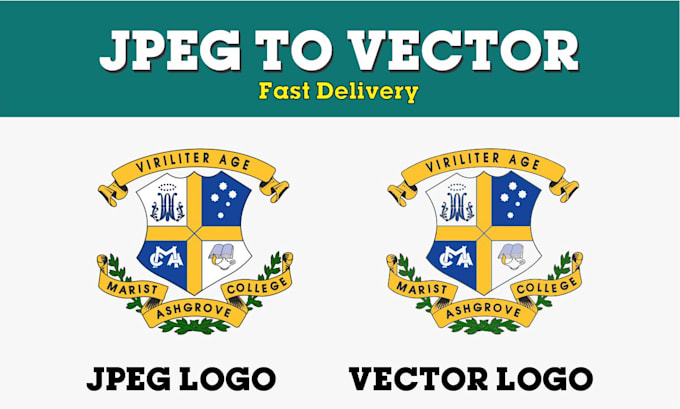 do vector tracing , image to vector, logo to vector, vectorize image