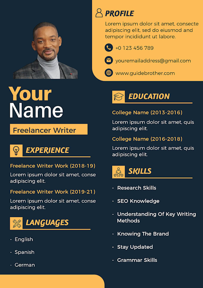 write an ats friendly resume CV and linkedin profile