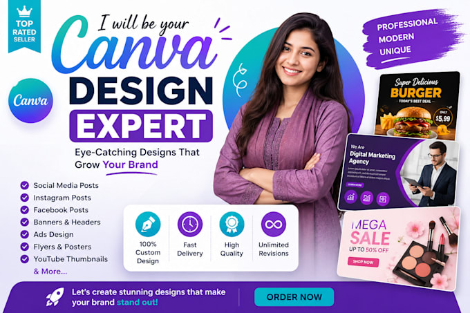 design professional social media posts using canva