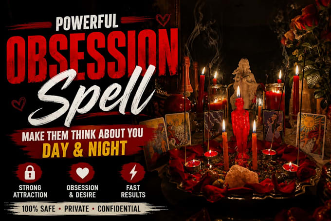 cast a powerful love obsession  spell