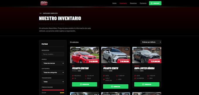 single page website or landing page clean fast mobile responsive