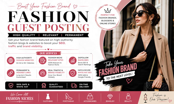 build fashion niche backlinks for better SEO