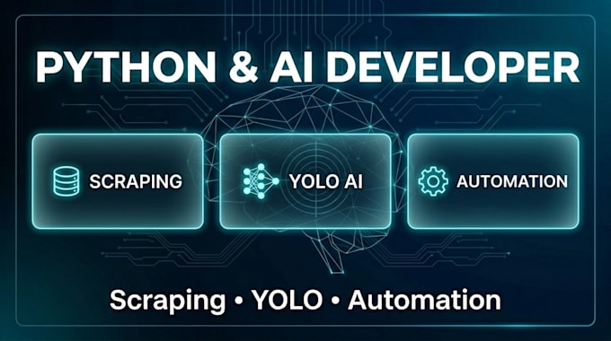 write python scripts for web scraping, automation, or machine learning kaggle