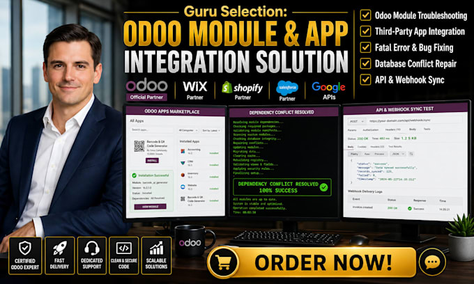resolve odoo module conflicts app integration or bug fixes