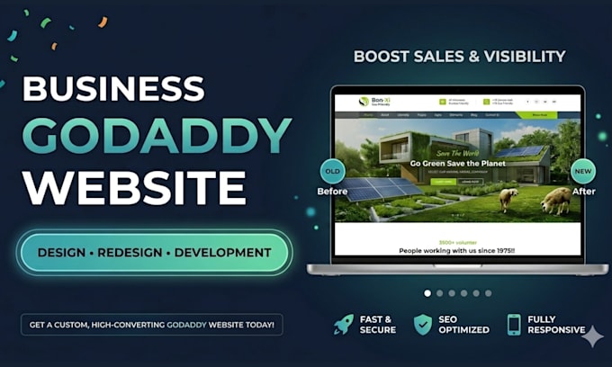 develop godaddy design godaddy website redesign godaddy website design godaddy