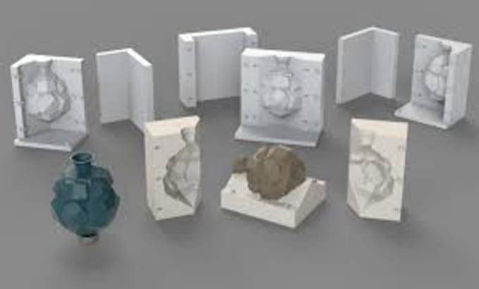 do 3d cad modeling silicone mold design slip casting molds and cnc manufacturing