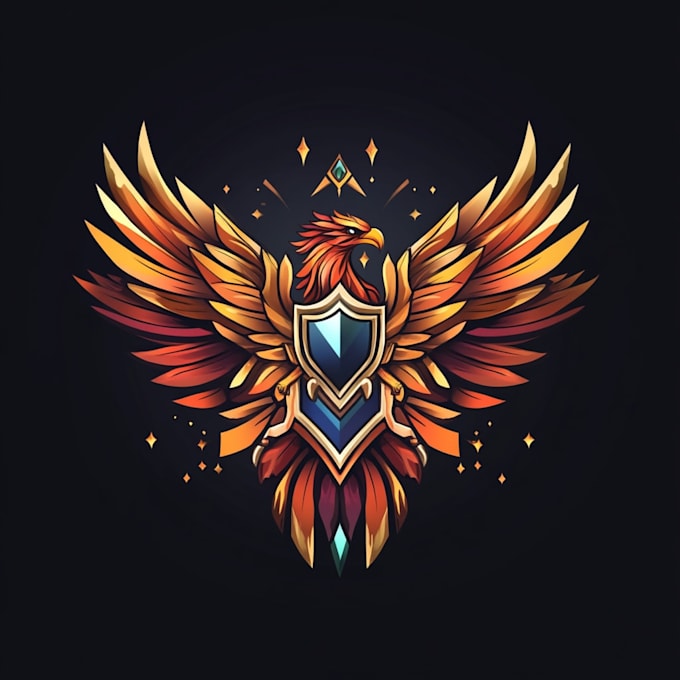 illustrate fantasy logo design artwork
