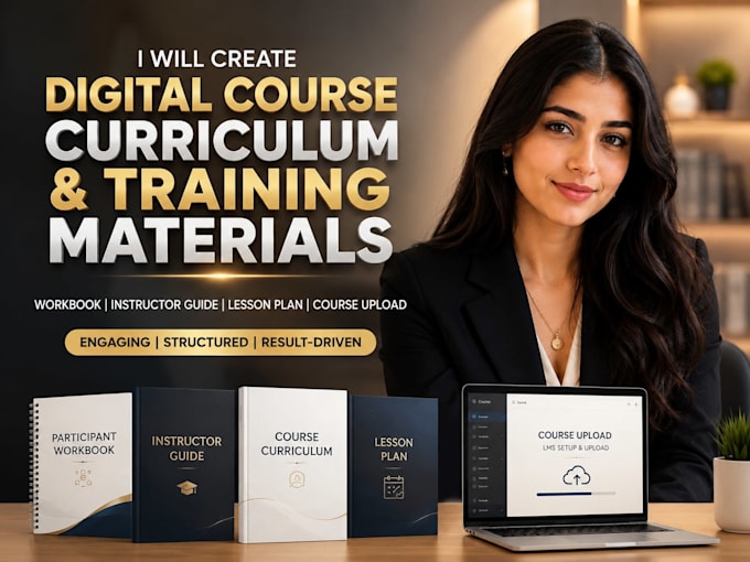 create digital course curriculum learning modules kdp workbook instructor guide