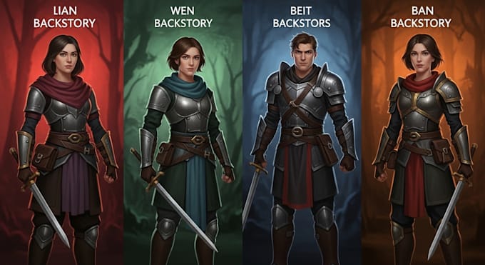your dnd or pf character backstory