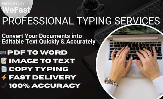 provide data entry and PDF conversion