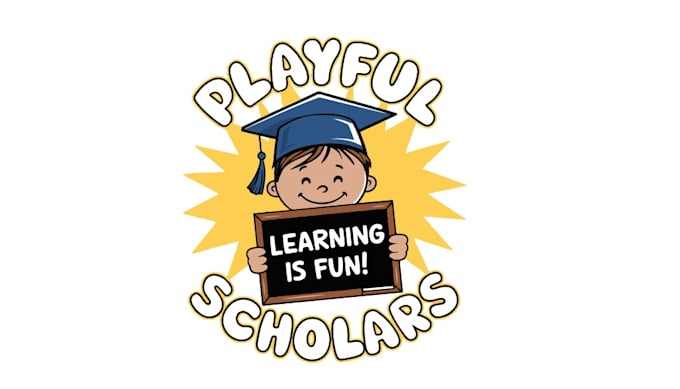 design an educational logo for schools,  and online courses