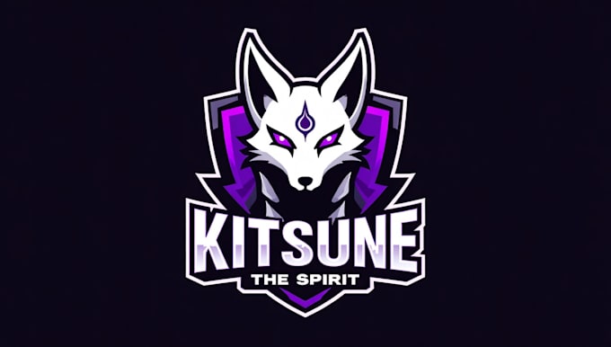 create an awesome kitsune head mascot logo in 24 hours
