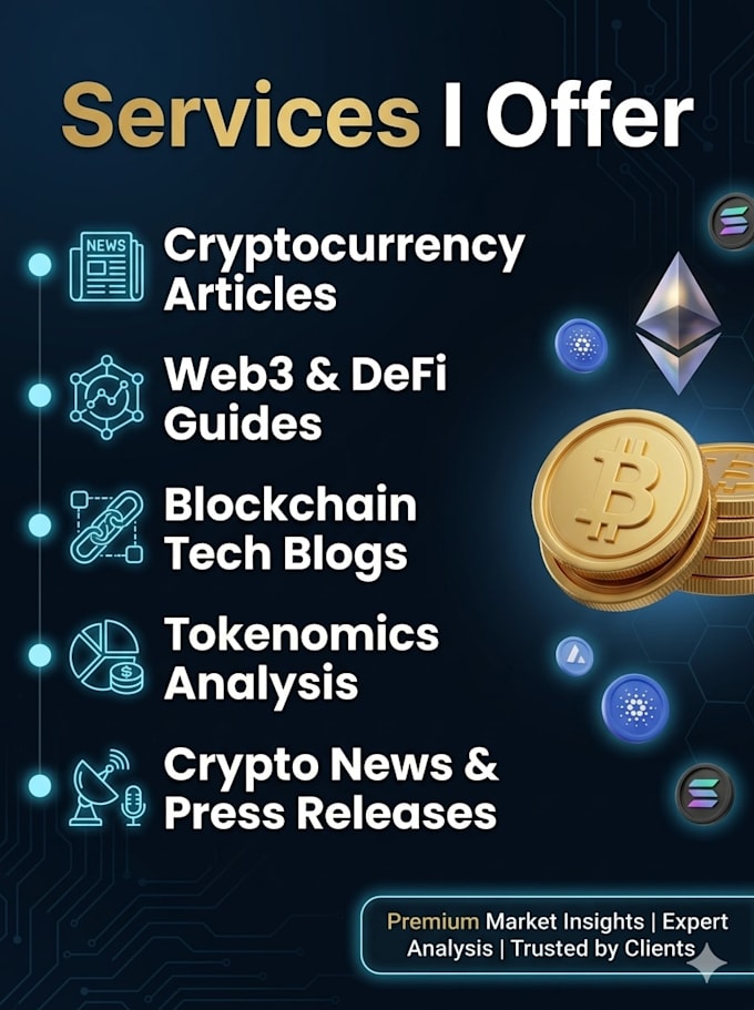 write high quality crypto articles and content