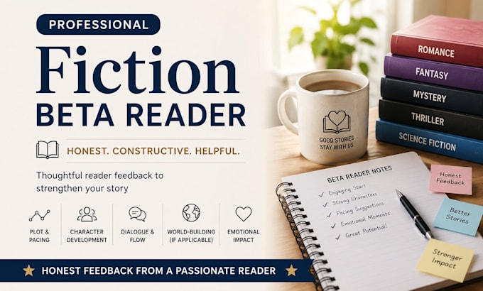 beta read romance fantasy ya novel manuscript and evaluate its impact