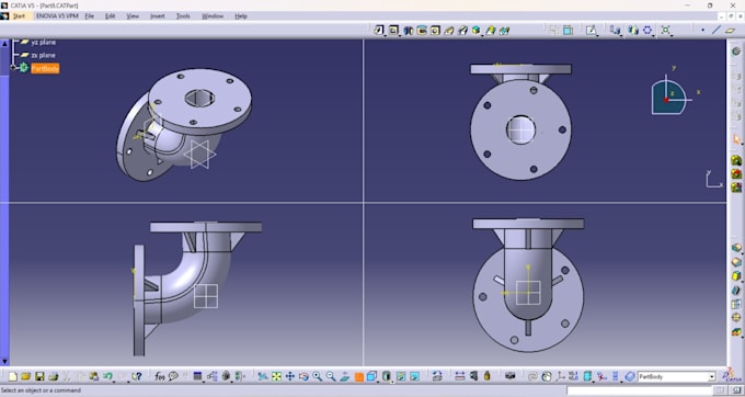 do 3d cad modeling and surface modelling in catia v5