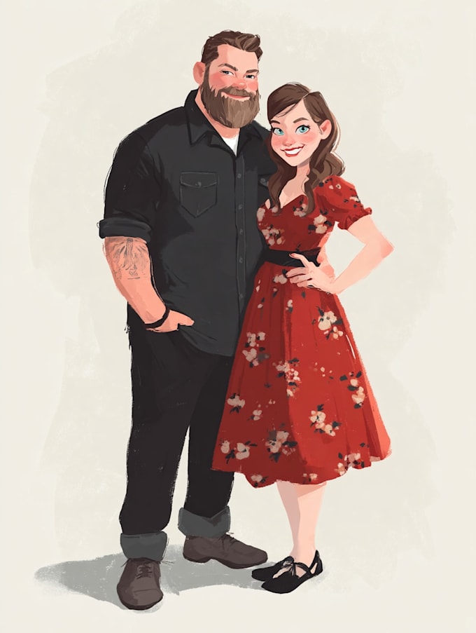 design couple portrait wedding portrait