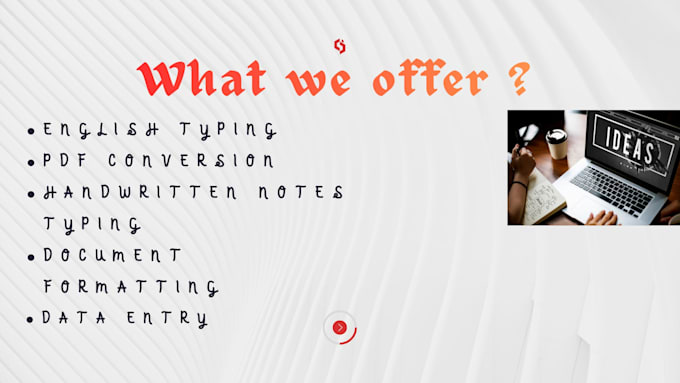 do english typing, PDF conversion and document formatting