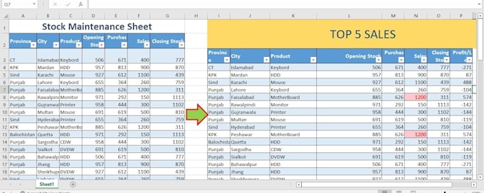 do excel data work