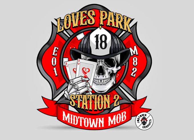 draw high quality firefighter logo with satisfaction guarantee