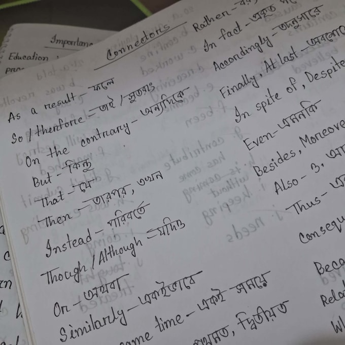 provide top quality handwriting