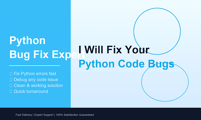 fix python code bugs and errors