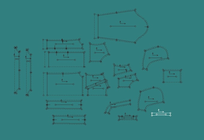 create cad sewing pattern, pattern grading and marker making for clothing brands