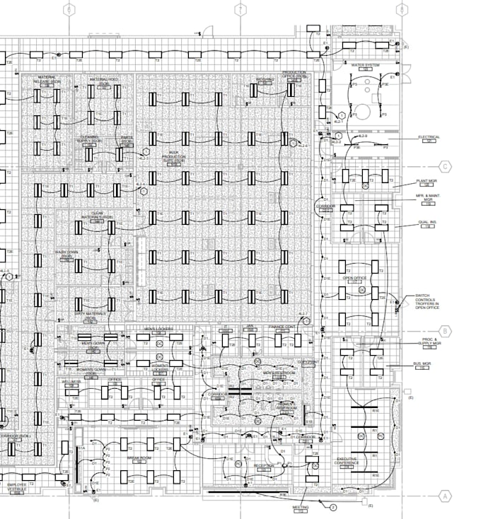 provide an entire electrial design for commerical buildings