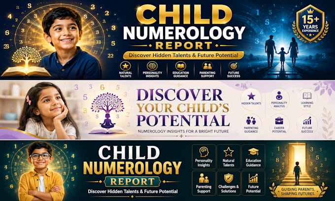 create a detailed child numerology report for parents
