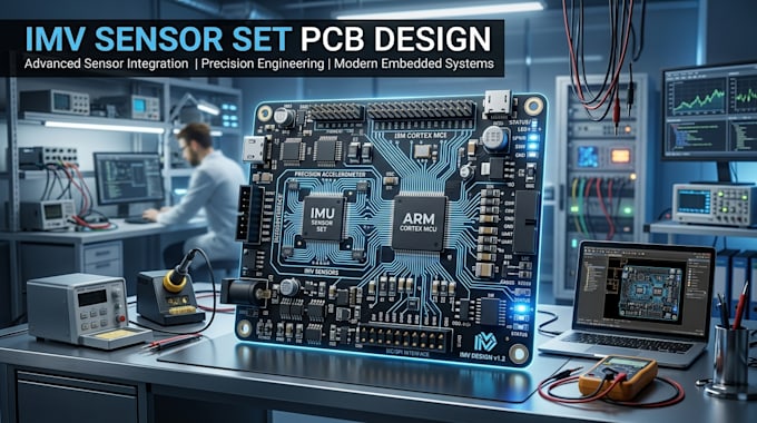 design a single imv sensor set pcb design
