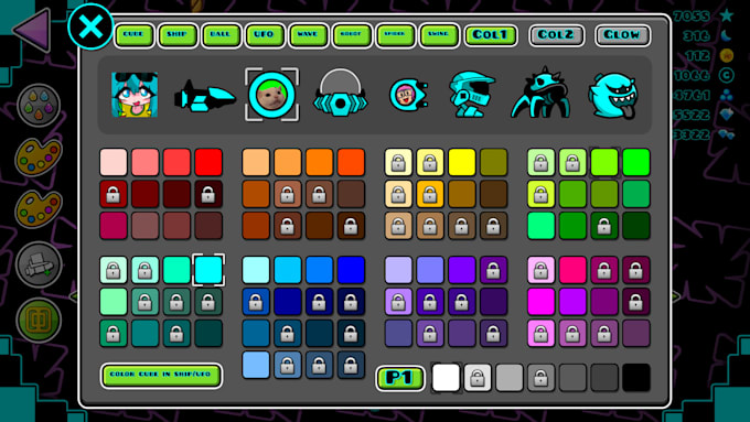 create custom icon for you in geometry dash