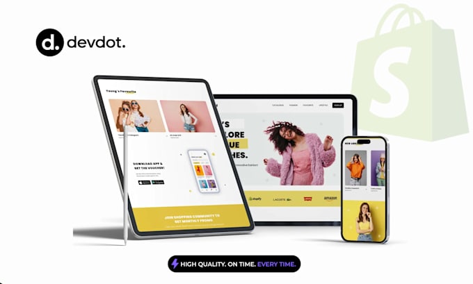 build shopify store, shopify store design, shopify website design