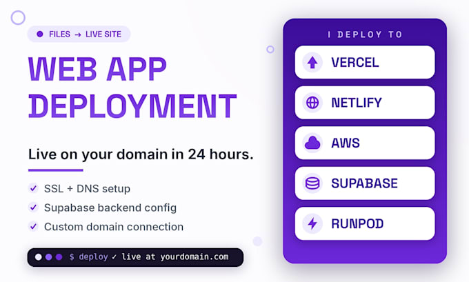 deploy migrate replit web app to vercel netlify aws ssl dns supabase postgresql