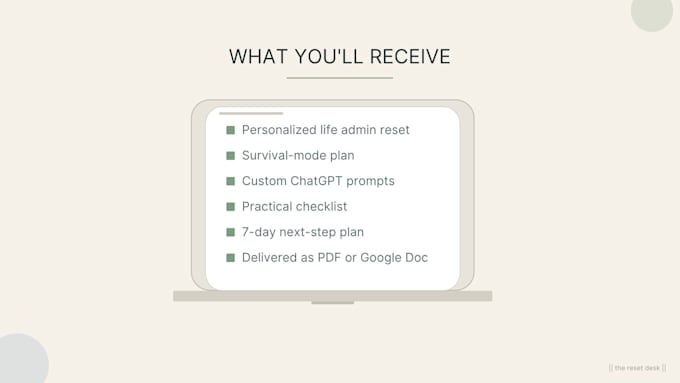 create a chatgpt life admin reset for overwhelmed moms