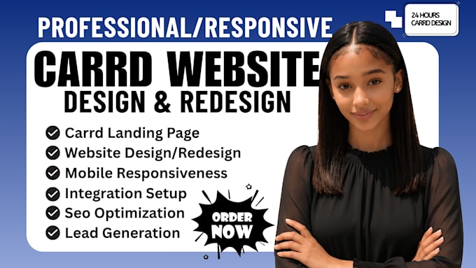 carrd website redesign carrd landing page design carrd website development carrd