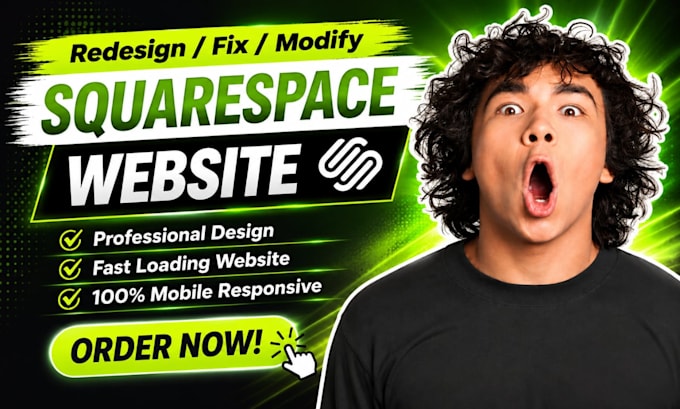 redesign squarespace website fix squarespace website modify squarespace website