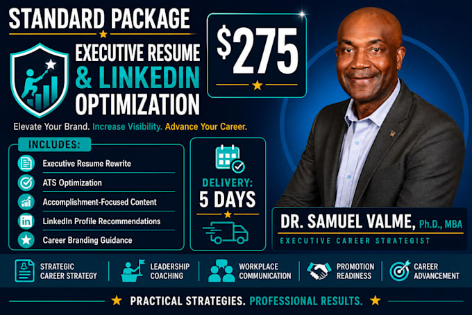 write an executive resume and career advancement strategy