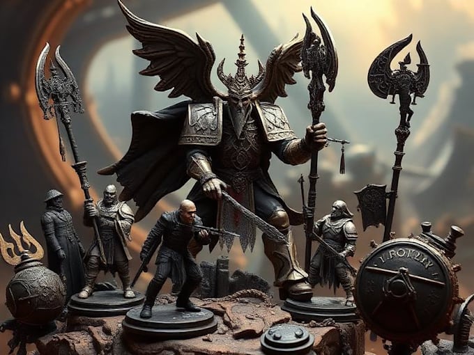 paint your warhammer 40k, sigmar and dnd miniatures