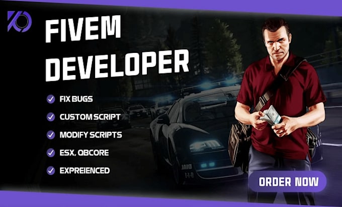 develop, fix and optimize your fivem esx or qbcore server