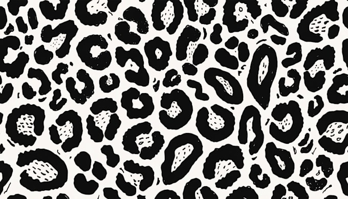 design a seamless repeating pattern design of animal print
