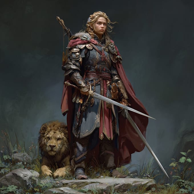 fantasy dnd character art and dnd character art
