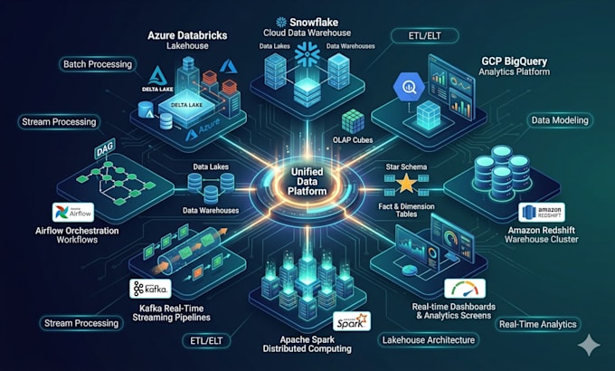 build scalable data engineering, etl pipelines, big data and lakehouse solutions