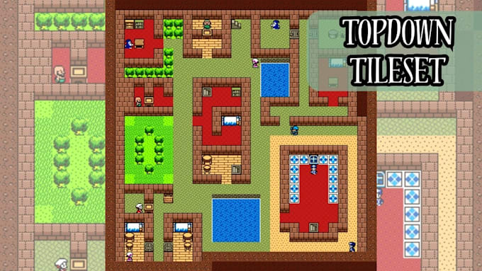 create pixel art tileset, tilemap and game assets for you