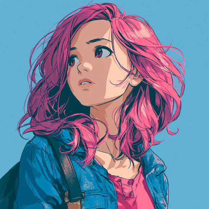 draw you an anime art style characters