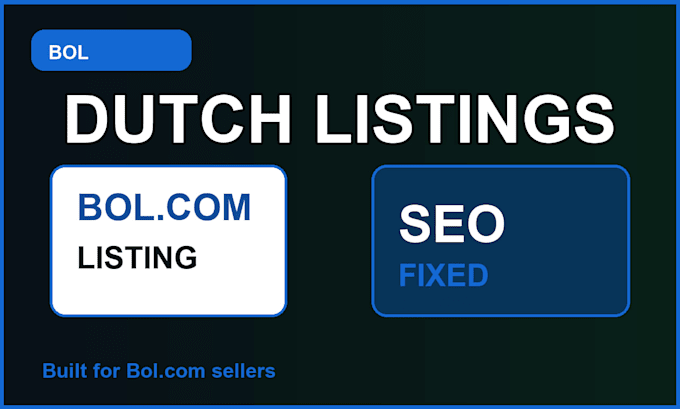 optimize bol product listings for SEO and sales